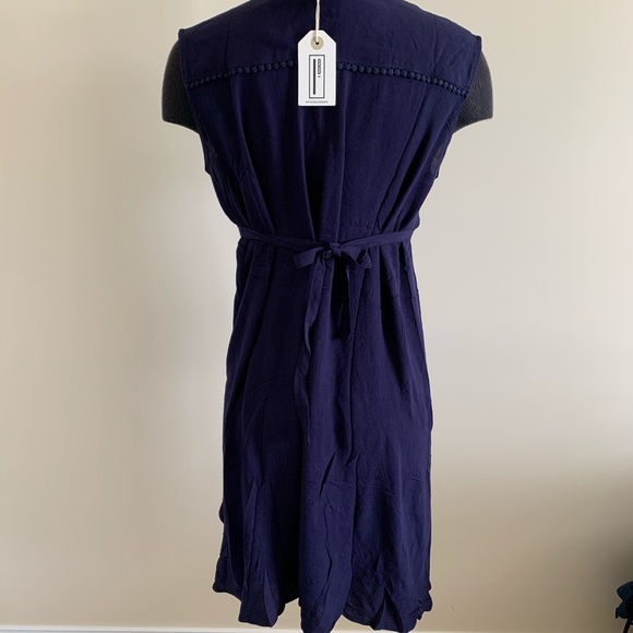 Hi-Low Tunic Top (Navy) - Picture 7 of 9